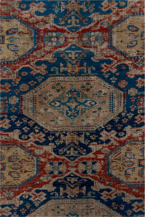 Antique Sumak Area Rug (7' x 9')